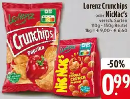 E-Center Lorenz Crunchips oder NicNac's Angebot