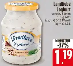 E-Center Landliebe Joghurt Angebot