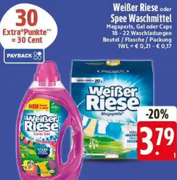 E-Center Weißer Riese oder Spee Waschmittel Angebot