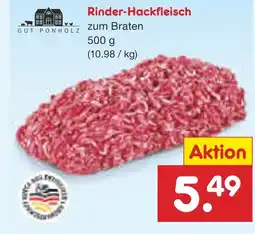 Netto Marken-Discount Gut ponholz rinder-hackfleisch Angebot