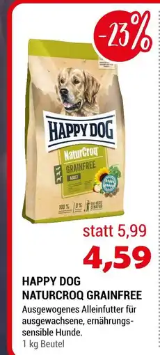 Zookauf Happy dog naturcroq grainfree Angebot