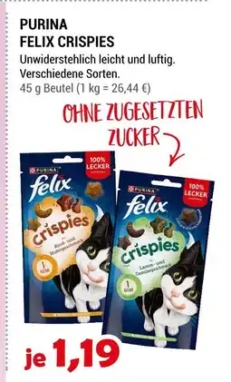 Zookauf Purina felix crispies Angebot