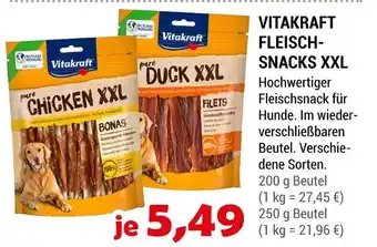 Zookauf Vitakraft fleisch-snacks xxl Angebot