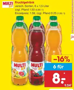 Netto Marken-Discount Multi fruchtgetränk Angebot