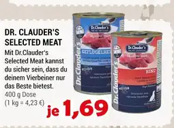 Zookauf Dr. clauder's selected meat Angebot