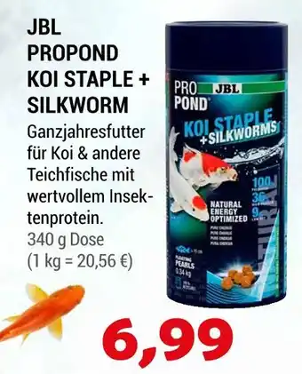 Zookauf Jbl propond koi staple + silkworm Angebot