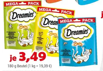 Zookauf Dreamies katzensnacks Angebot