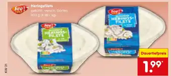 Netto Marken-Discount Sea gold heringsfilets Angebot
