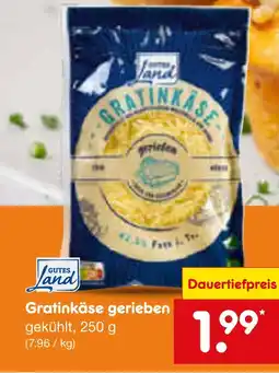 Netto Marken-Discount Gutes land gratinkäse gerieben Angebot