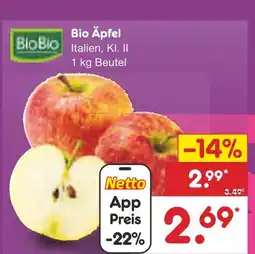 Netto Marken-Discount Biobio bio äpfel Angebot