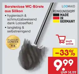 Netto Marken-Discount Loomaid borstenlose wc-bürste aus silikon Angebot