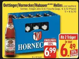 Edeka Oettinger helles Angebot