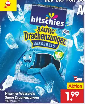 Netto Marken-Discount Hitschler wassereis saure drachenzungen Angebot