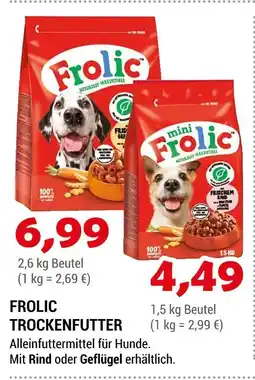 Zookauf Frolic trockenfutter Angebot