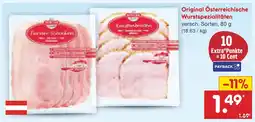 Netto Marken-Discount Original österreichische wurstspezialitäten Angebot