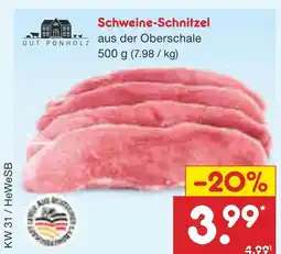Netto Marken-Discount Gut ponholz schweine-schnitzel Angebot