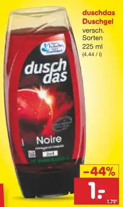 Netto Marken-Discount Duschdas duschgel Angebot