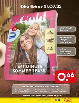 Netto Marken-Discount Gold magazin Angebot