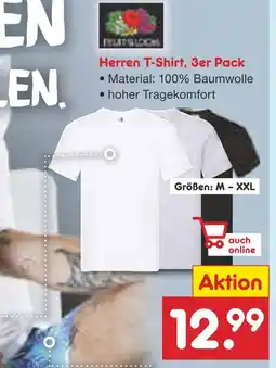 Netto Marken-Discount Fruit of the loom herren t-shirt Angebot