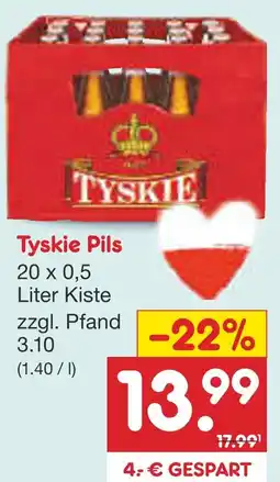 Netto Marken-Discount Tyskie pils Angebot