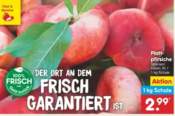 Netto Marken-Discount Plattpfirsiche Angebot