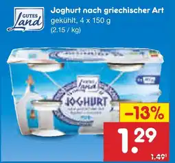 Netto Marken-Discount Gutes land joghurt nach griechischer art Angebot