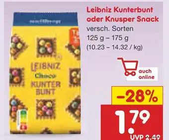 Netto Marken-Discount Leibniz kunterbunt oder knusper snack Angebot