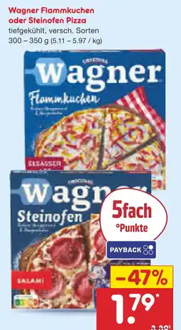 Netto Marken-Discount Wagner flammkuchen oder steinofen pizza Angebot