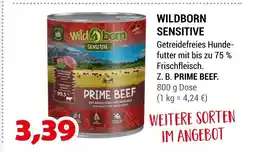 Zookauf Wildborn sensitive prime beef Angebot