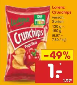 Netto Marken-Discount Lorenz crunchips Angebot