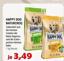 Zookauf Happy dog naturcroq lamm & reis Angebot