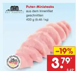 Netto Marken-Discount Puten-ministeaks Angebot