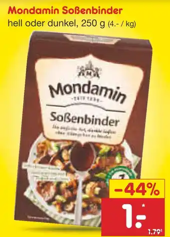 Netto Marken-Discount Mondamin soßenbinder hell Angebot