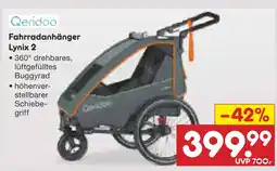 Netto Marken-Discount Qeridoo fahrradanhänger lynx 2 Angebot