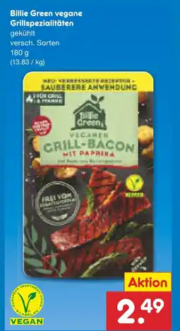Netto Marken-Discount Billie green vegane grillspezialitäten Angebot
