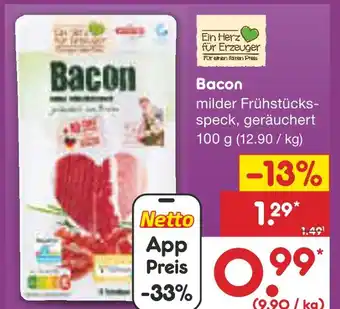 Netto Marken-Discount Ein herz für erzeuger bacon Angebot