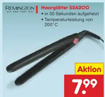 Netto Marken-Discount Remington haarglätter s2a200 Angebot