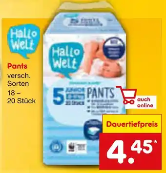 Netto Marken-Discount Hallo welt pants Angebot