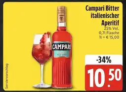 Edeka Campari campari bitter italienischer aperitif Angebot