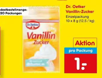 Netto Marken-Discount Dr. oetker vanillin-zucker Angebot