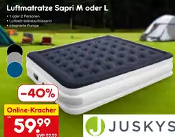 Netto Marken-Discount Juskys luftmatratze sapri m oder l Angebot