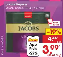 Netto Marken-Discount Jacobs kapseln Angebot