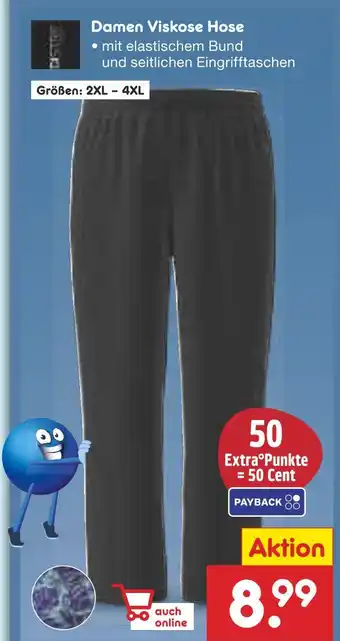Netto Marken-Discount Damen viskose hose Angebot