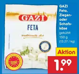 Netto Marken-Discount Gazi feta, ziegen- oder schafskäse Angebot