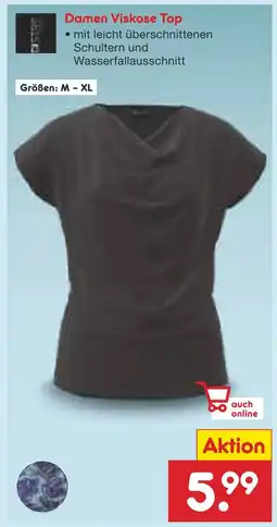 Netto Marken-Discount Damen viskose top Angebot