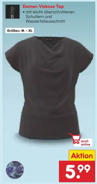 Netto Marken-Discount Damen viskose top Angebot