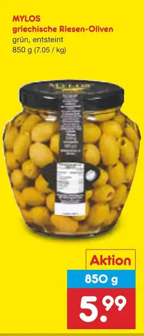 Netto Marken-Discount Mylos griechische riesen-oliven Angebot