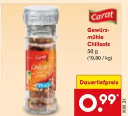Netto Marken-Discount Carat gewürzmühle chilisalz Angebot