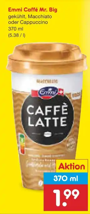 Netto Marken-Discount Emmi caffé mr. big Angebot