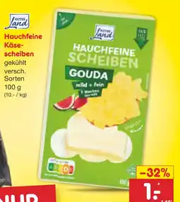 Netto Marken-Discount Gutes land hauchfeine käsescheiben Angebot